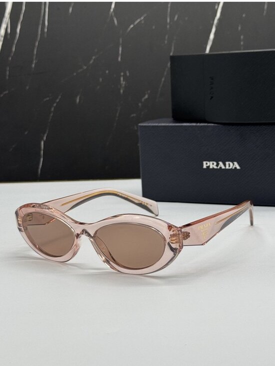 Prada PR26ZS 19Q10D Pink Brown Women Sunglasses Authentic NEW main image 8
